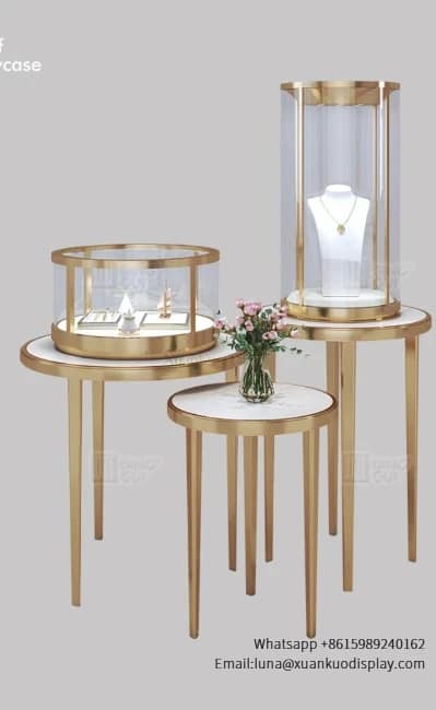 jewellery shop interior design Vietnam luxury jewelry store furniture