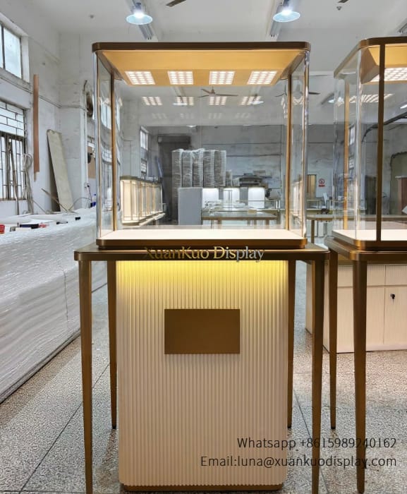 glass jewellery display cabinets retail floor standing tall glass display cabinet for fine jewelry showroom