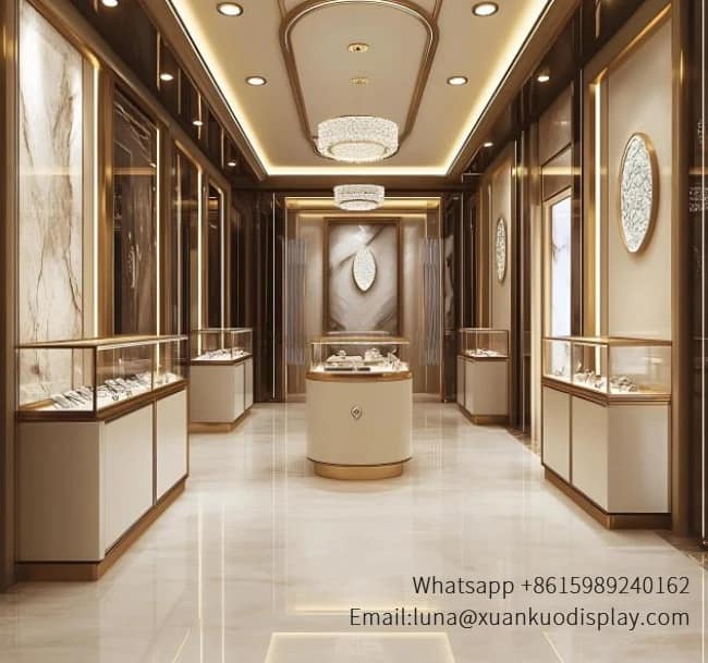 glass jewellery display cabinets luxury jewelry store furniture design