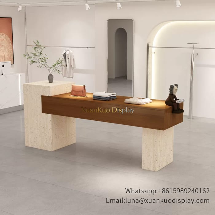 glass jewellery display cabinets clothing central display island with open storage shelves
