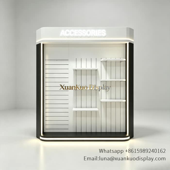 modern cell phone store showcase mobile phone glass display furnitu (2)