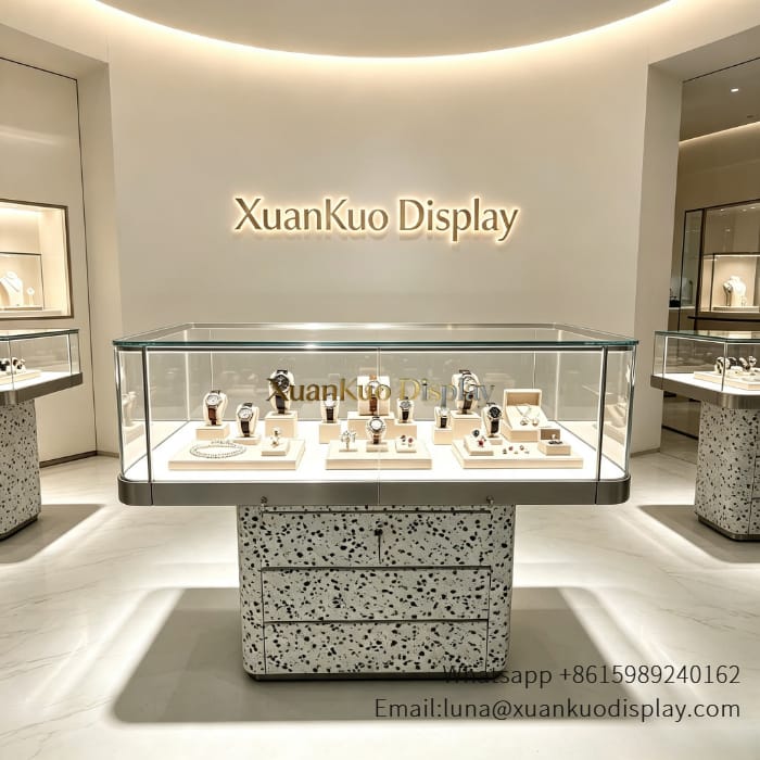 luxury retail glass jewellery showcase furniture.webp