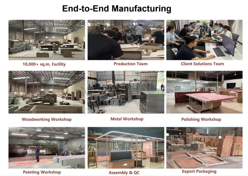 jewelry display cabinet manufacturing process workshop